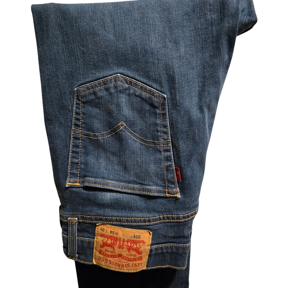Levi's Blue Straight Jeans Classic Fit Men's Size 34/29